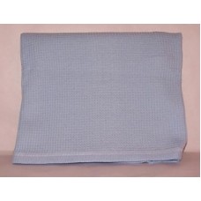 Pastel Blue Cotton Receiving Blanket